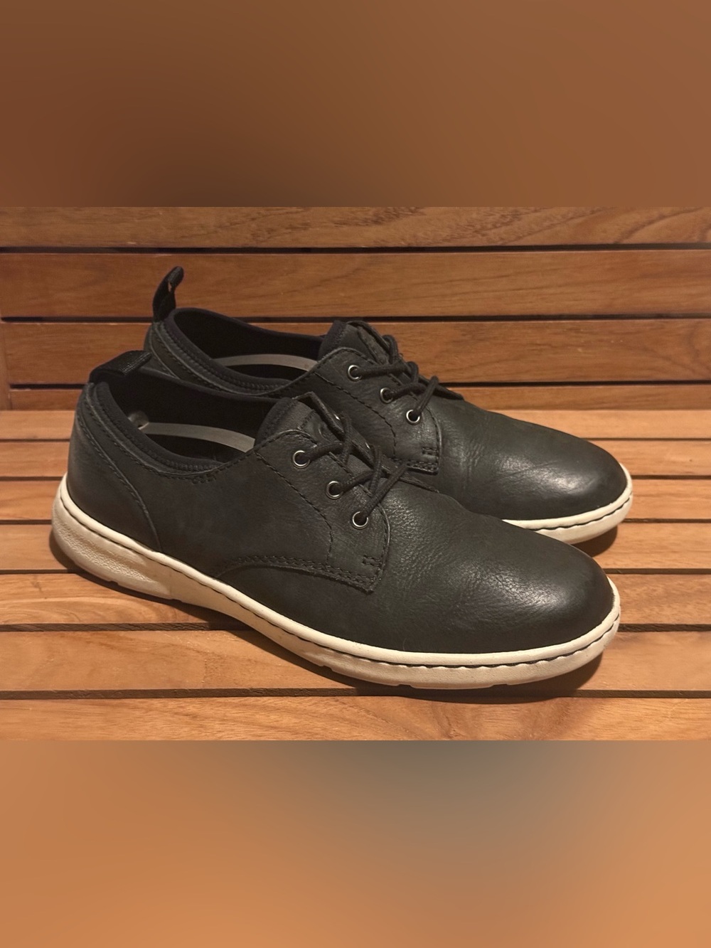 Born Men's Marcus Leather Casual Slip-On Lace-Up Sneakers